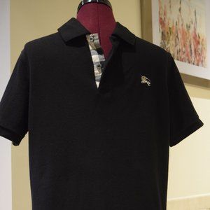 Burberry Brit Men's Pique Polo Black - Size M